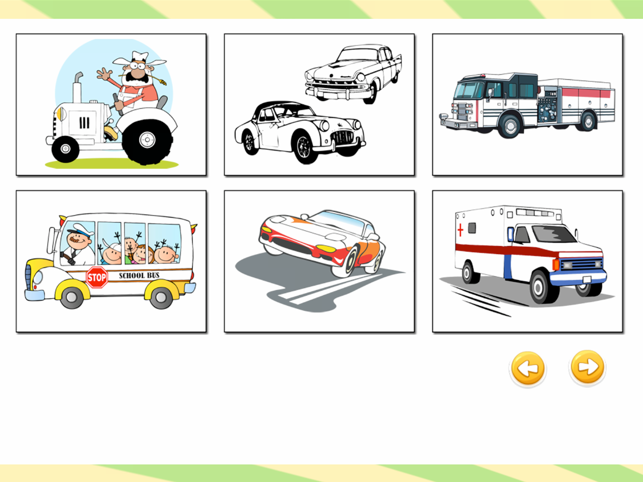 Cute Car Coloring Book screenshot 6