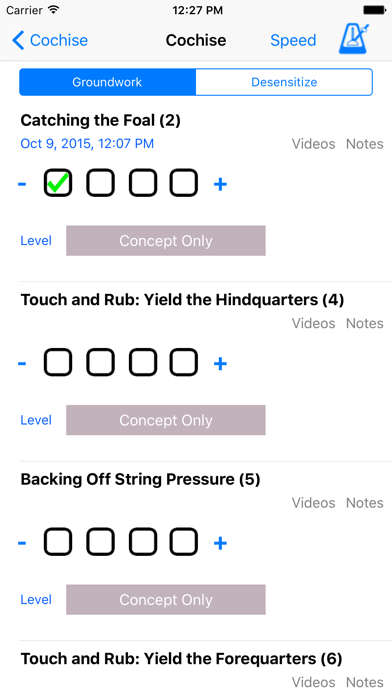 Nickers Horse Training Logbook Screenshot 4