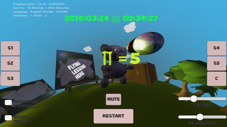 I am Sleepy Pi. An addictive, hypnotic and fun sleeping sleep aid.