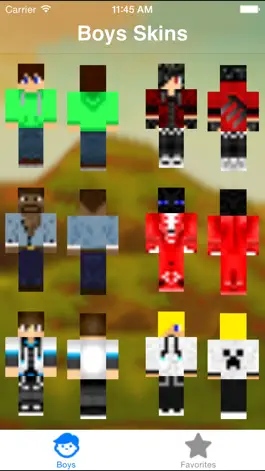 Game screenshot Boys Skins for Minecraft pe mod apk