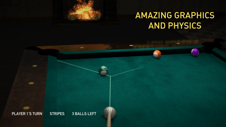 Screenshot #2 pour Pool HD —Eight Ball Multiplayer Billiards Game