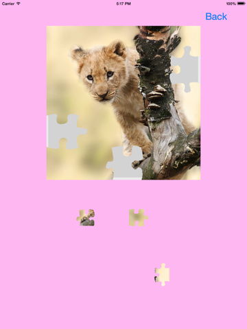 Screenshot #4 pour Safari Animals Jigsaw Puzzles