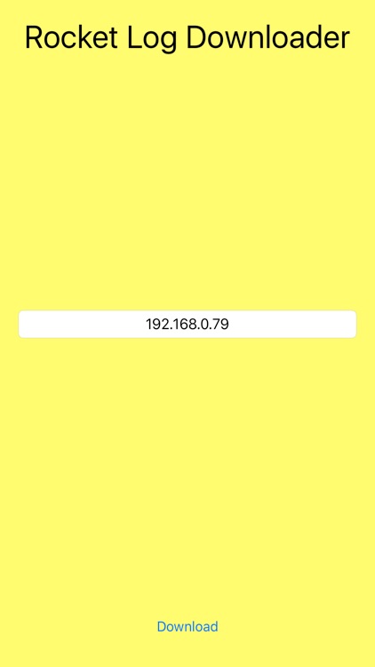 Rocket Log Downloader