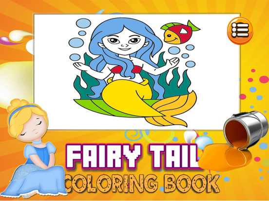 プリンセス童話のぬりえ - グッドキッドのためのすべてで1美容おとぎ話はドロー、ペイント、色ゲームHDのおすすめ画像5