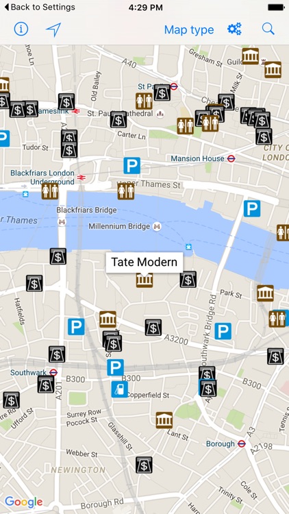 Leisuremap United Kingdom, Camping, Golf, Swimming, Car parks, and more