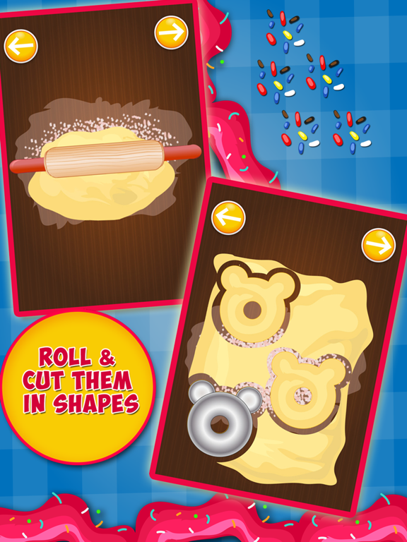 Donut Maker Salon - free Fun baby cotton candy cooking making & dessert sweet games for kids iPad screenshot