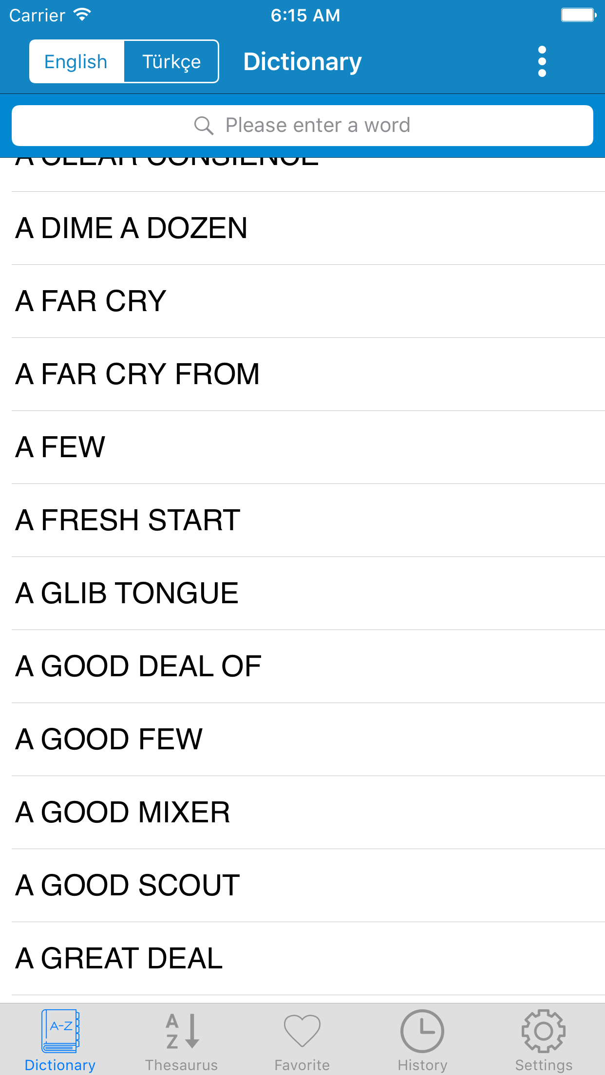 English - Turkish & Türkçe - English Dictionary