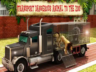 Captura 1 zoológico de conducción de camiones de transporte de animales y aparcamiento manía iphone