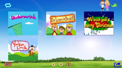 Animated kids songs HD iPhone screenshot
