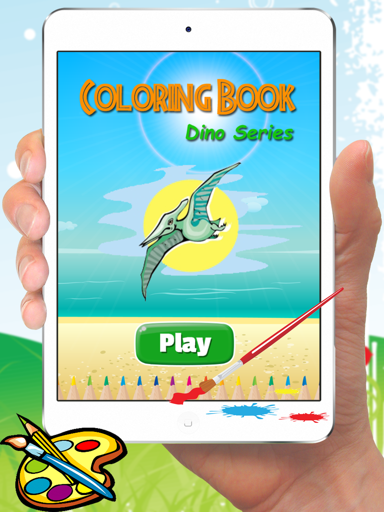Dinosaur Coloring Book - Dino Baby Drawing for Kids Games screenshot 6