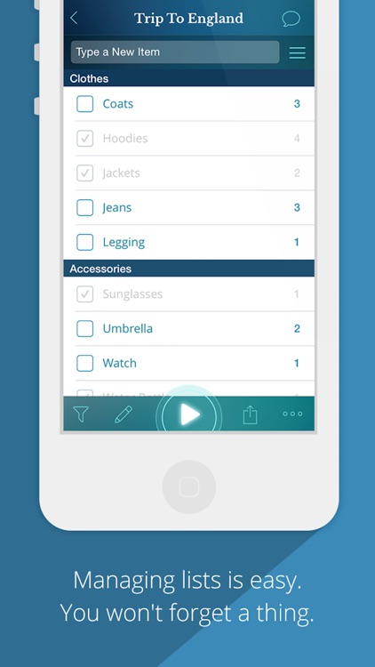 iPacking - Easy Trip Packing List