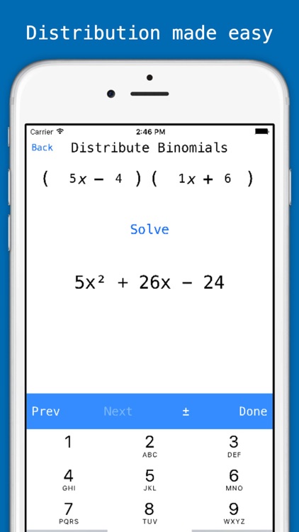 Math Buddy - Algebra and Geometry HW Helper