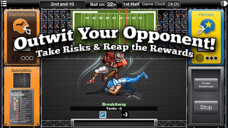 #2. 1st&Goal (iOS) Oleh: R&R Games, Inc.