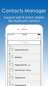 Contacts Plus－Group message &Merge duplicate screenshot #1 for iPhone