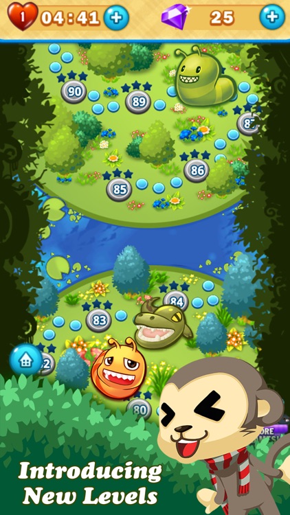 Monkey Fruits Crush screenshot-3