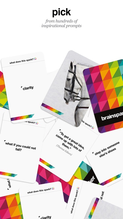 Brainsparker creativity & creative thinking cards