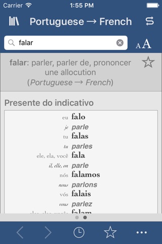 Ultralingua French-Portuguese screenshot 2