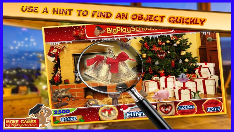 Christmas Tree Hidden Objects Game