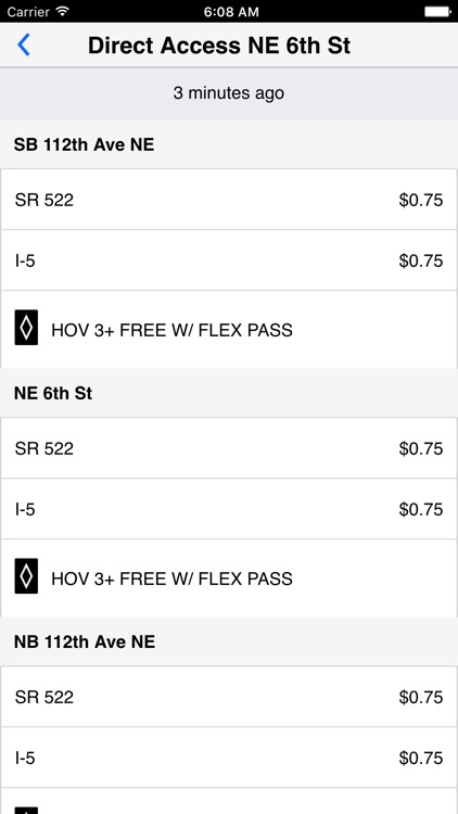 I-405 Toll Rates