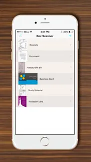 docscanner - scan documents, receipts, biz cards iphone screenshot 2