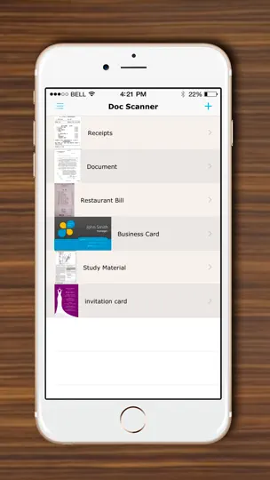 Capture d'écran de DocScanner - Scan Documents, Receipts, Biz Cards sur iPhone 2