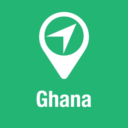 BigGuide Ghana Map + Ultimate Tourist Guide and Offline Voice Navigator icon