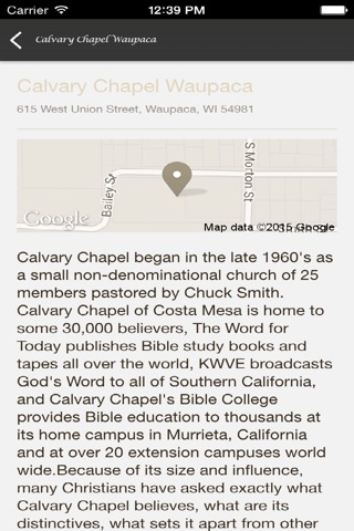 Calvary Chapel Waupaca app screenshot 2