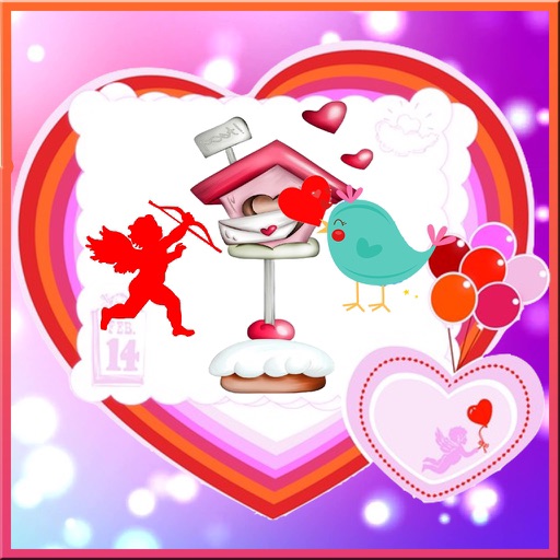 Valentine Day Greeting Card Maker - Love Theme 2016 iOS App