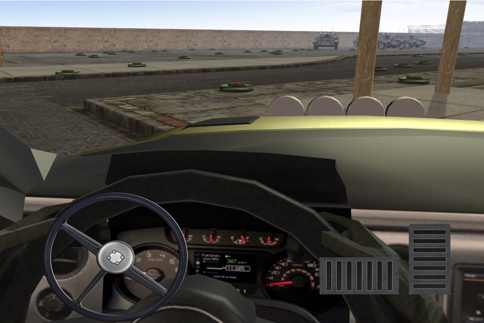 3D Land Mine Truck Parking - Real Army Mine-field Driving Simulator Game FREE screenshot 2