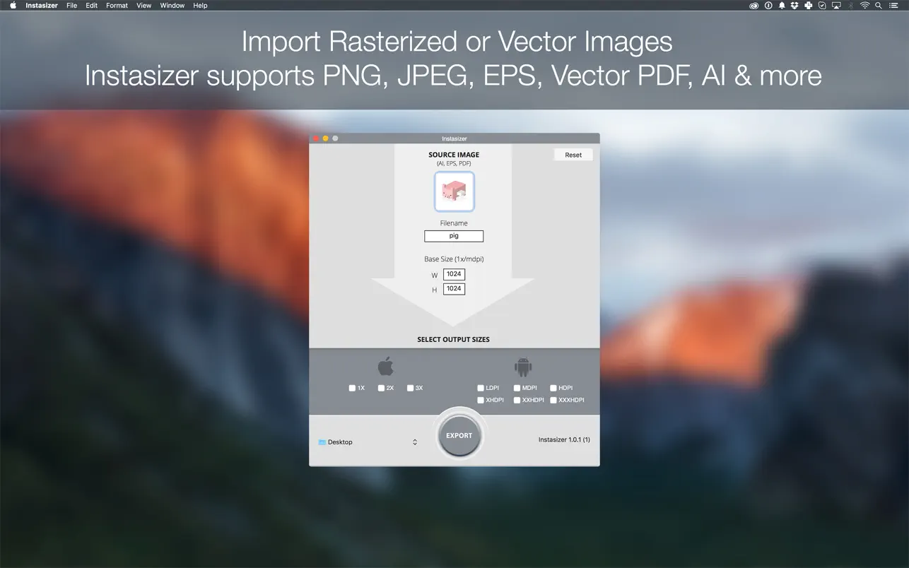 #1. Instasizer (macOS) 由: Tapgods