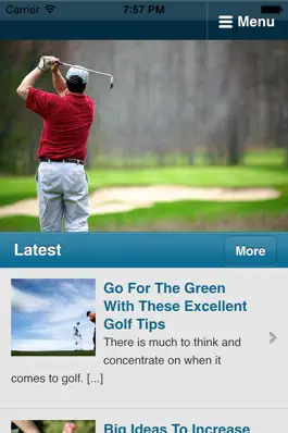 Game screenshot Golf Instruction - Improve Your Golf Tips & Videos mod apk