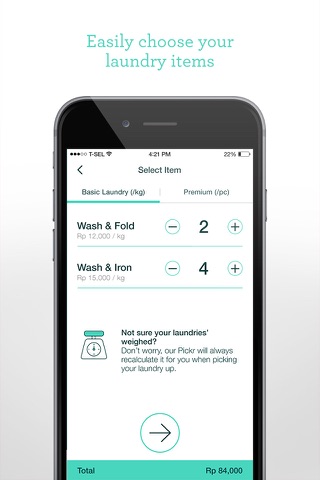 Taptopick - On-demand Laundry Services screenshot 4