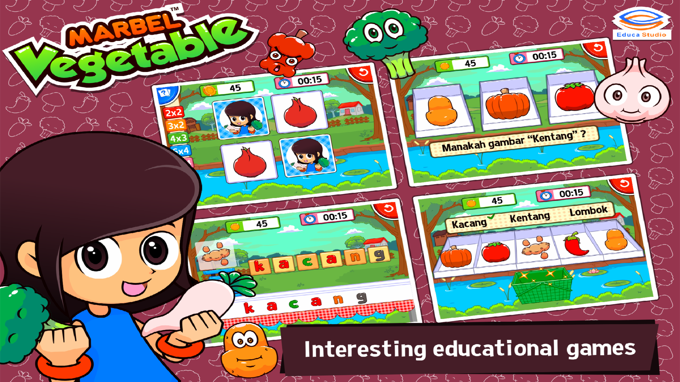 Marbel Vegetable Fun Preschool Games screenshot 5