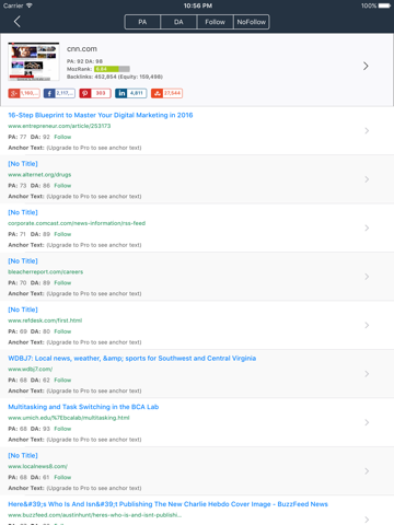Screenshot #4 pour Backlink Tool - SEO Link Building Research & Analysis