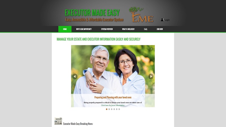 Executor Made Easy - Executor & Asset System