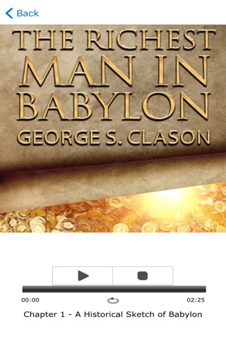 The Richest Man In Babylon Audiobook App by George Samuel Clason screenshot 3