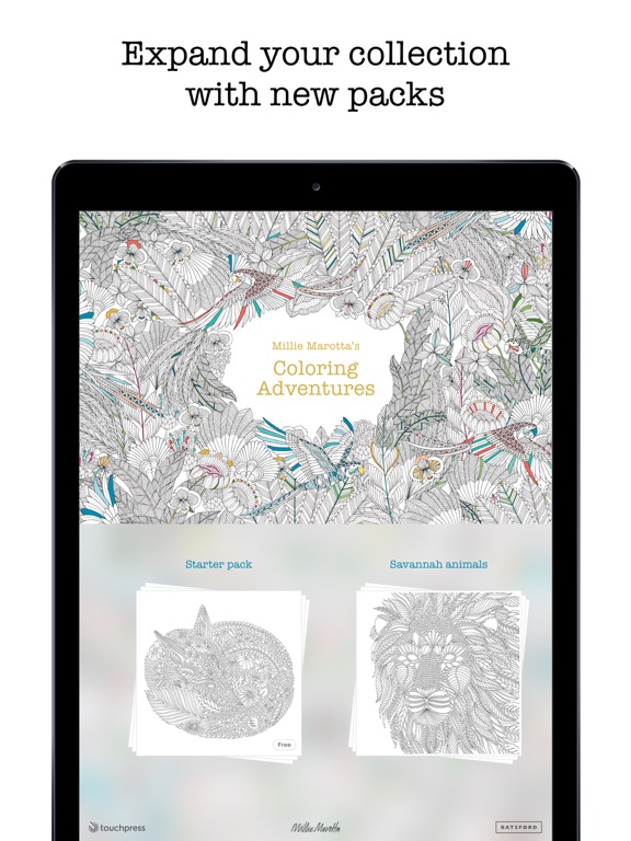 Coloring Adventures iPad screenshot 5 - Lifestyle app