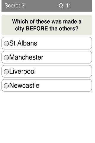 British Cities Revision Quiz screenshot 2