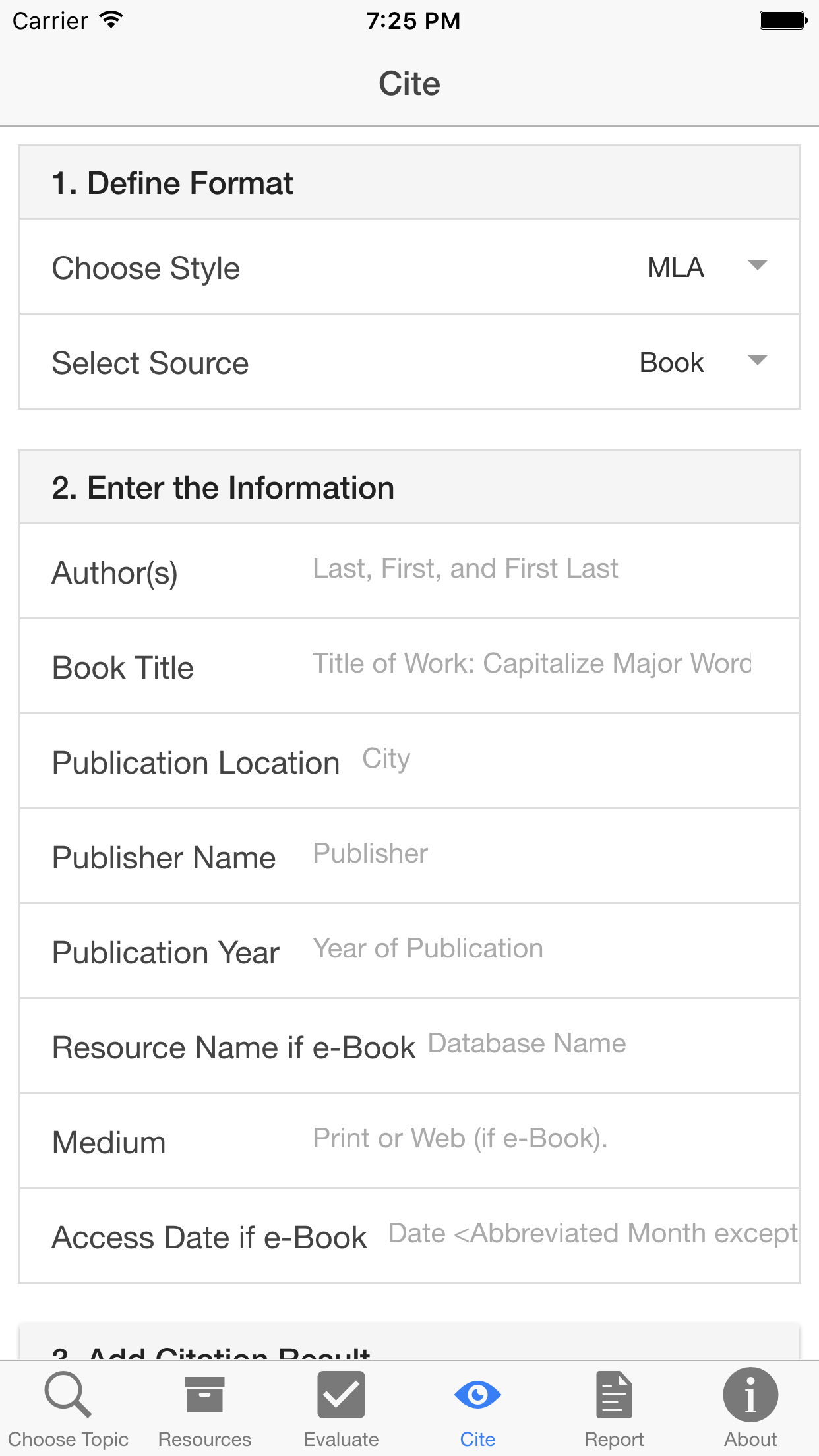 Research Plus™ - Information Literacy "On the Go"