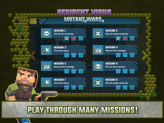 Resident Virus Mutant Wars iPad screenshot