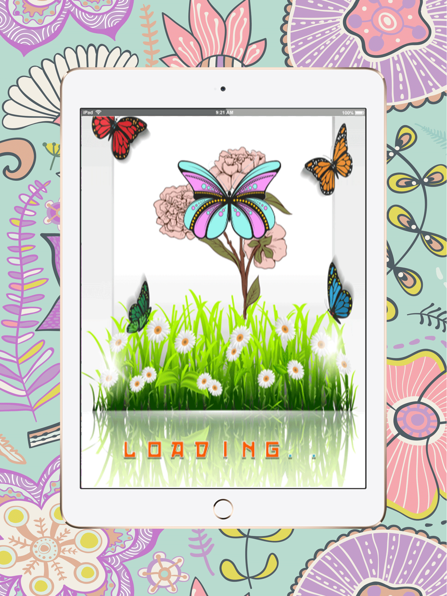 coloring book of flowers for adult