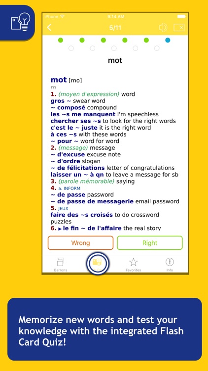 Barron’s French-English Bilingual Dictionary screenshot-4