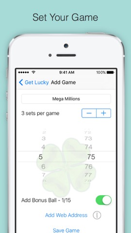 Get Lucky Free, Lottery Number Generatorのおすすめ画像4