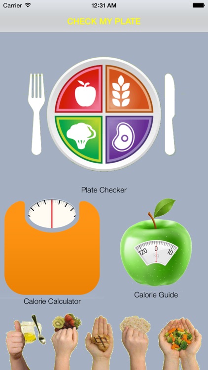 CheckMyPlate! Portion control