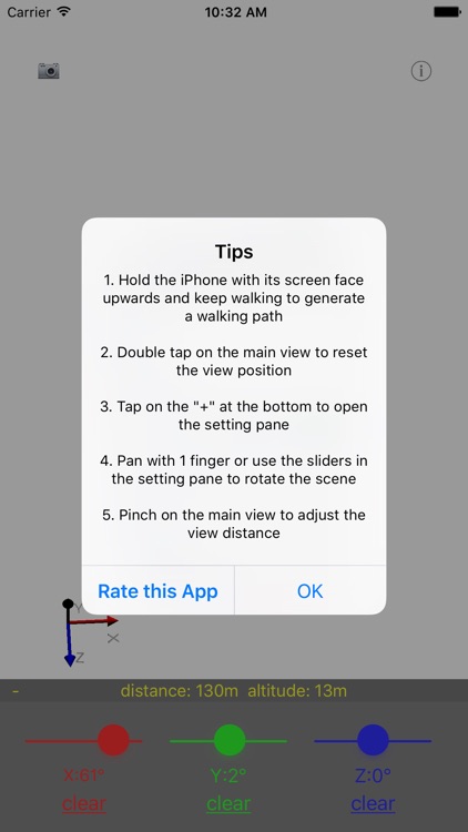 3D Path - In door navigation, walking path recording screenshot-3