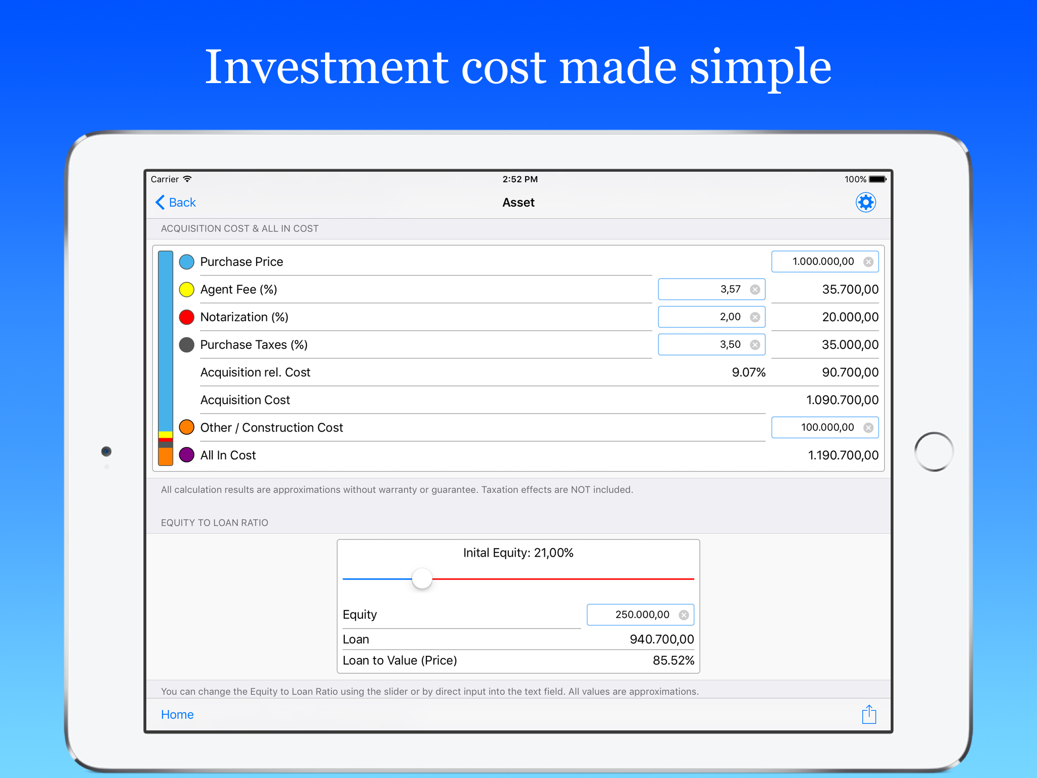 ImmoByte Home Mortgage Calculator helps you compare loan terms, interest rates and more to find the best deal. screenshot 10