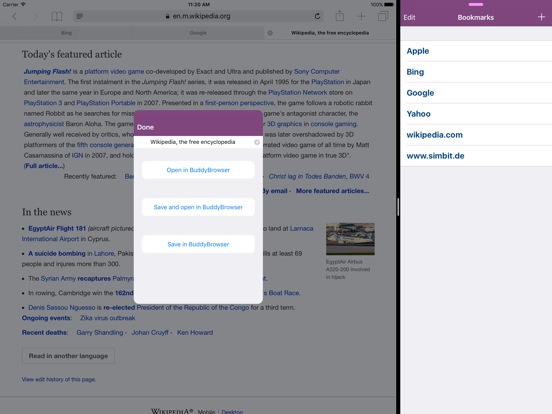Screenshot #4 pour BuddyBrowser - The Companion Browser