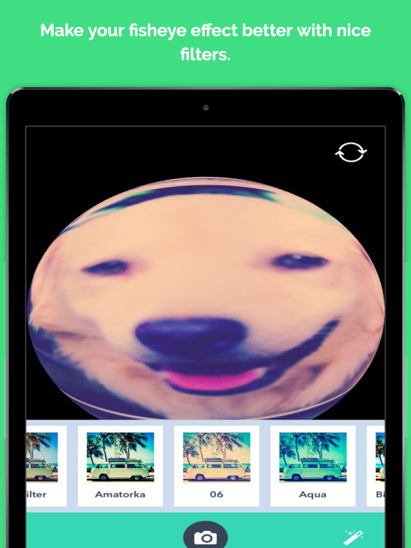 Screenshot #5 pour Fisheye Lens and Camera Effects