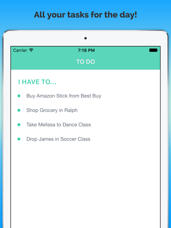 To Do Checklist Accomplish your Day-Free iPad screenshot