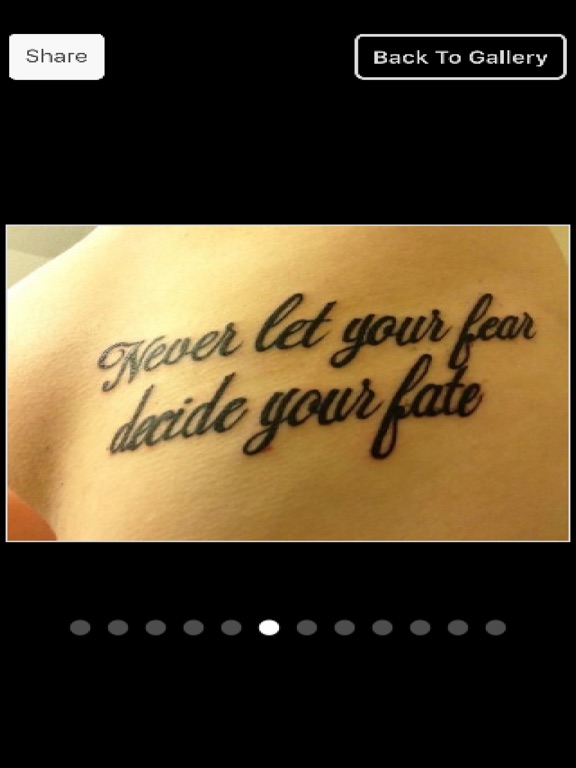 Screenshot #6 pour Tattoo Quotes